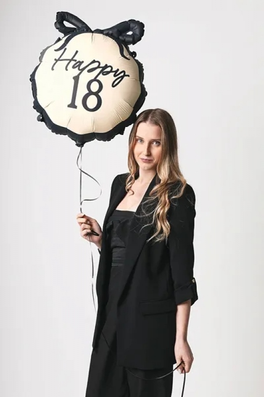 Happy 18 - Balon z helem