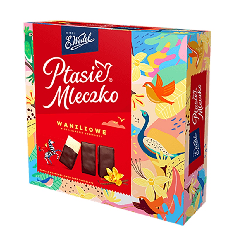 Zamów Ptasie Mleczko 360 gr. wraz z koszem delikatesowym - Ptasie Mleczko 340 gr.
