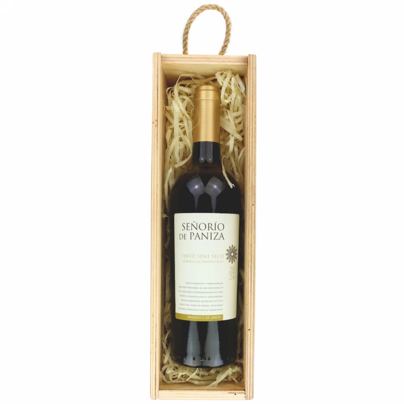 Senorio de Paniza Tinto Semi-Seco - wino czerwone w skrzyneczce