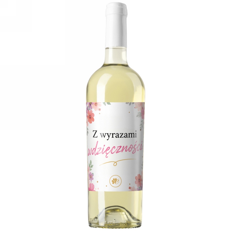 Wino białe Z wyrazami wdzięczności! (ZWW)