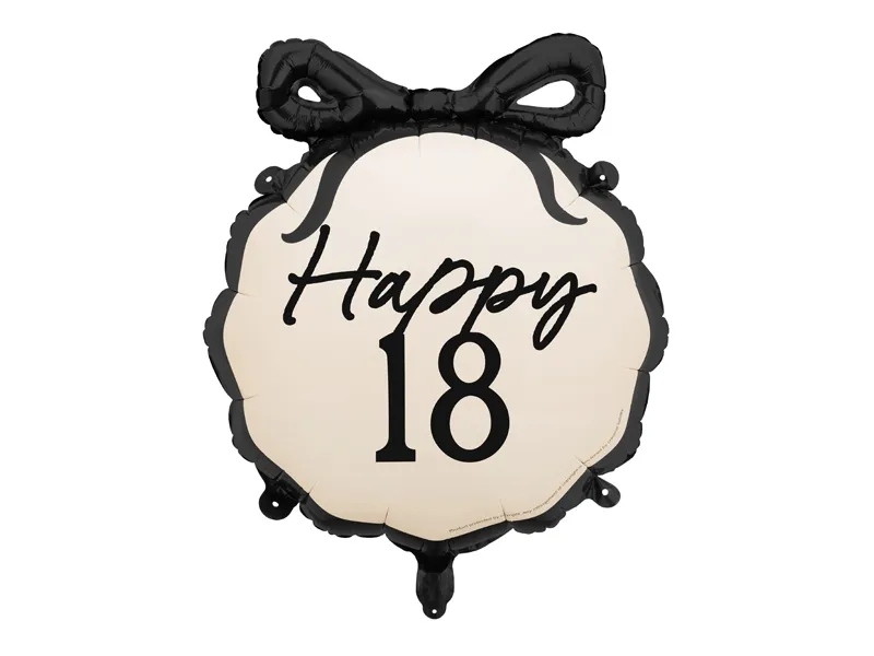 Happy 18 - Balon z helem