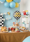 Szachownica Happy Birthday - Balon z helem