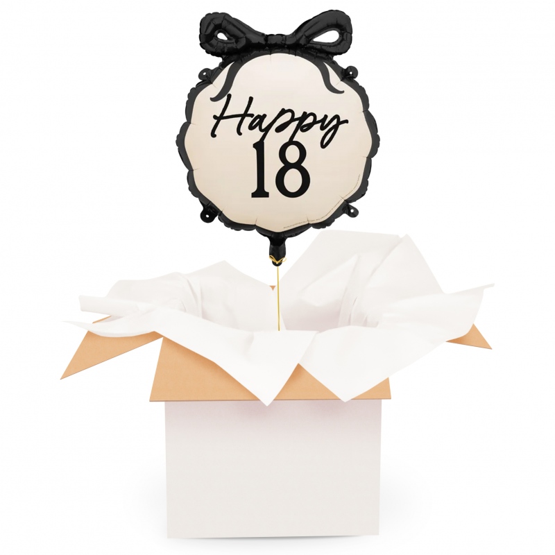 Happy 18 - Balon z helem